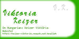 viktoria keizer business card